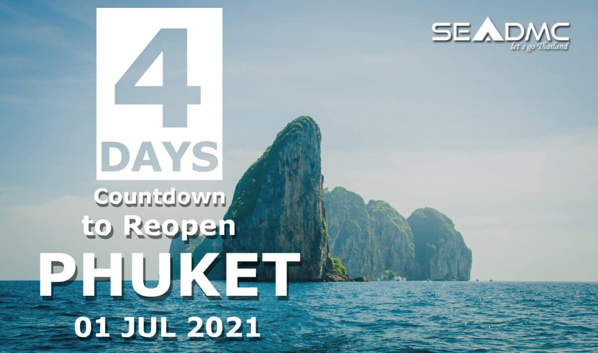 4 Days to Reopen Phuket Island under Phuket Sandbox Model on 01 Jul 2021